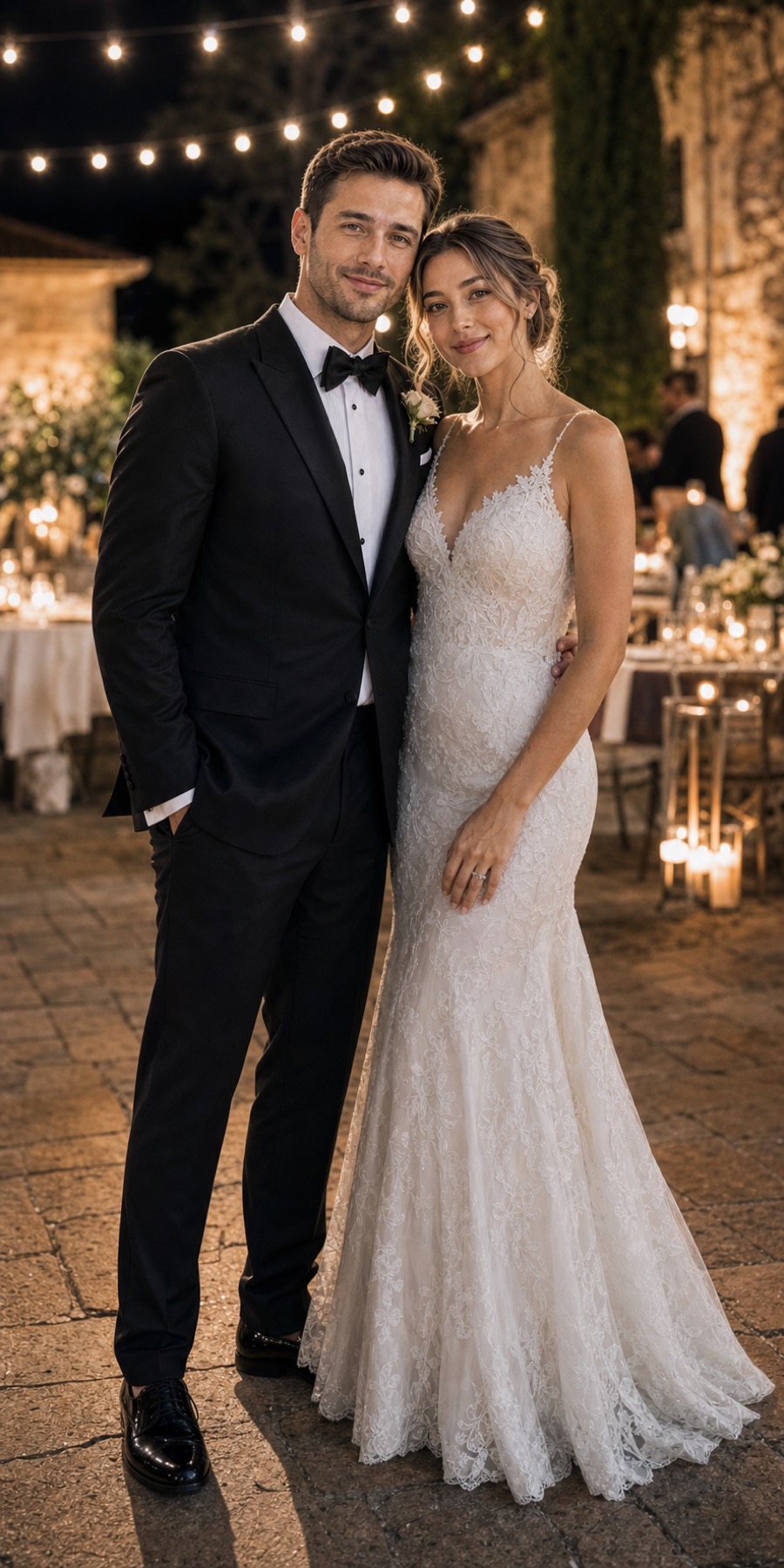 After-party wedding portrait style sample