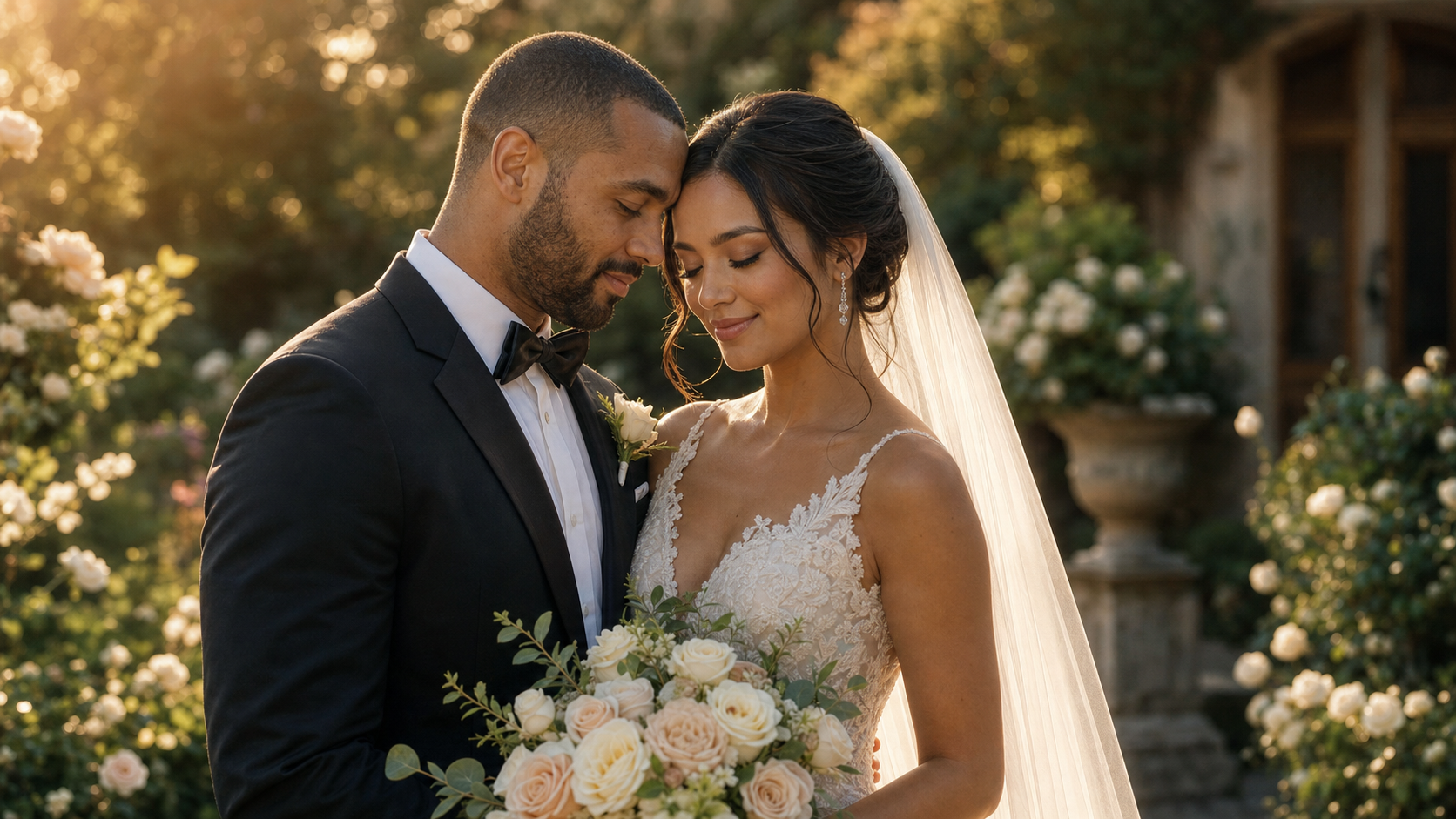 AI wedding portrait preview